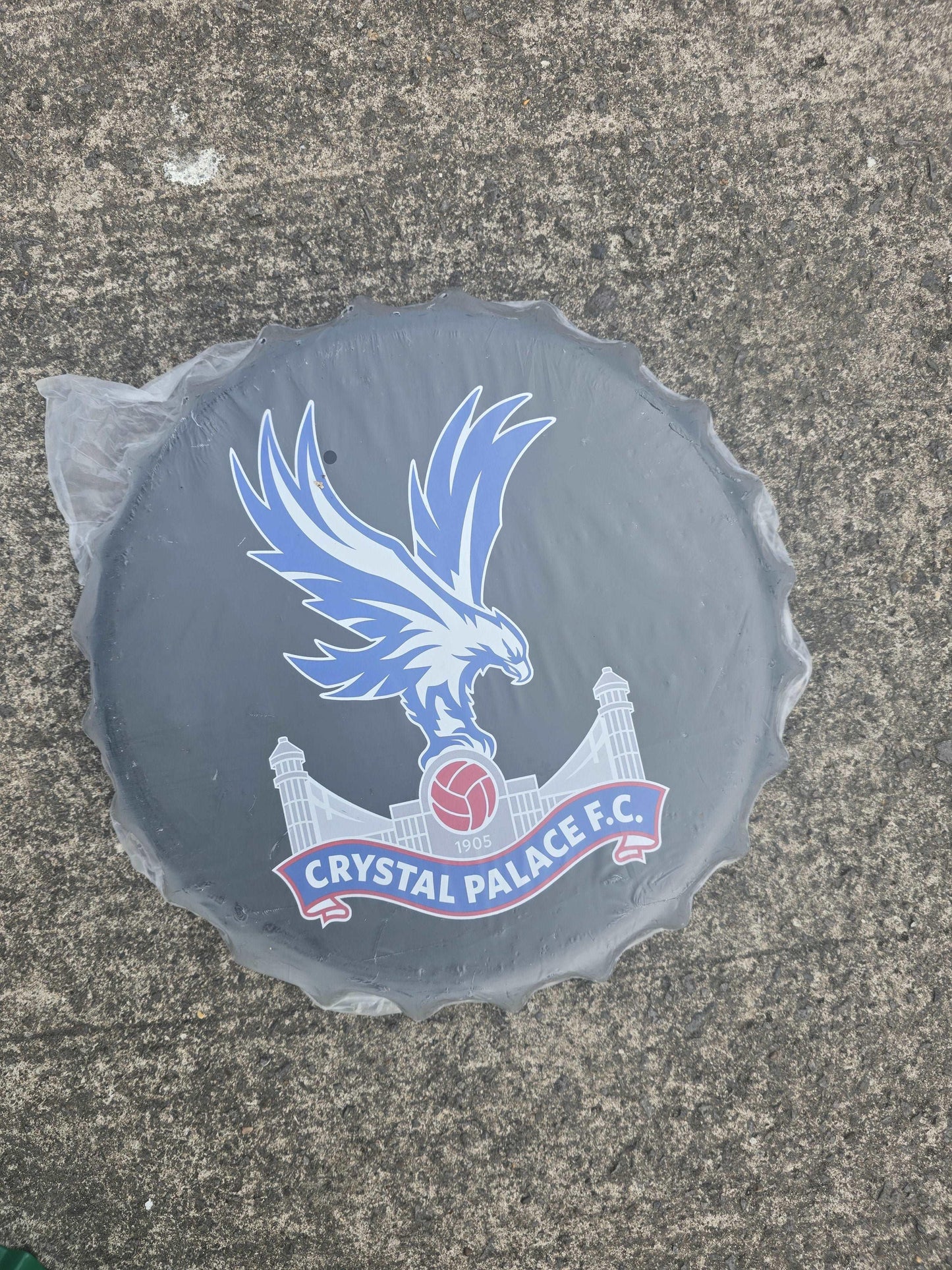 Crystal Palace Bottle Top Signs | Retro Sign Man