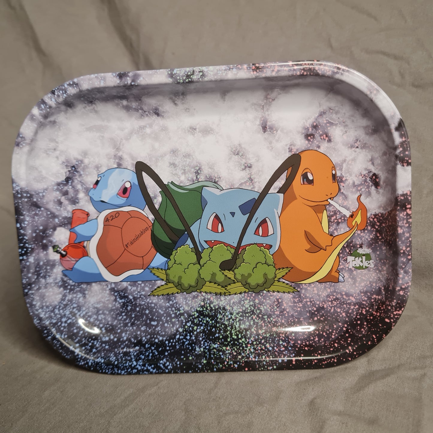 Pokemon Rolling Tray - Charmander, Squirtle & Bulbasaur - Starter Pokémon