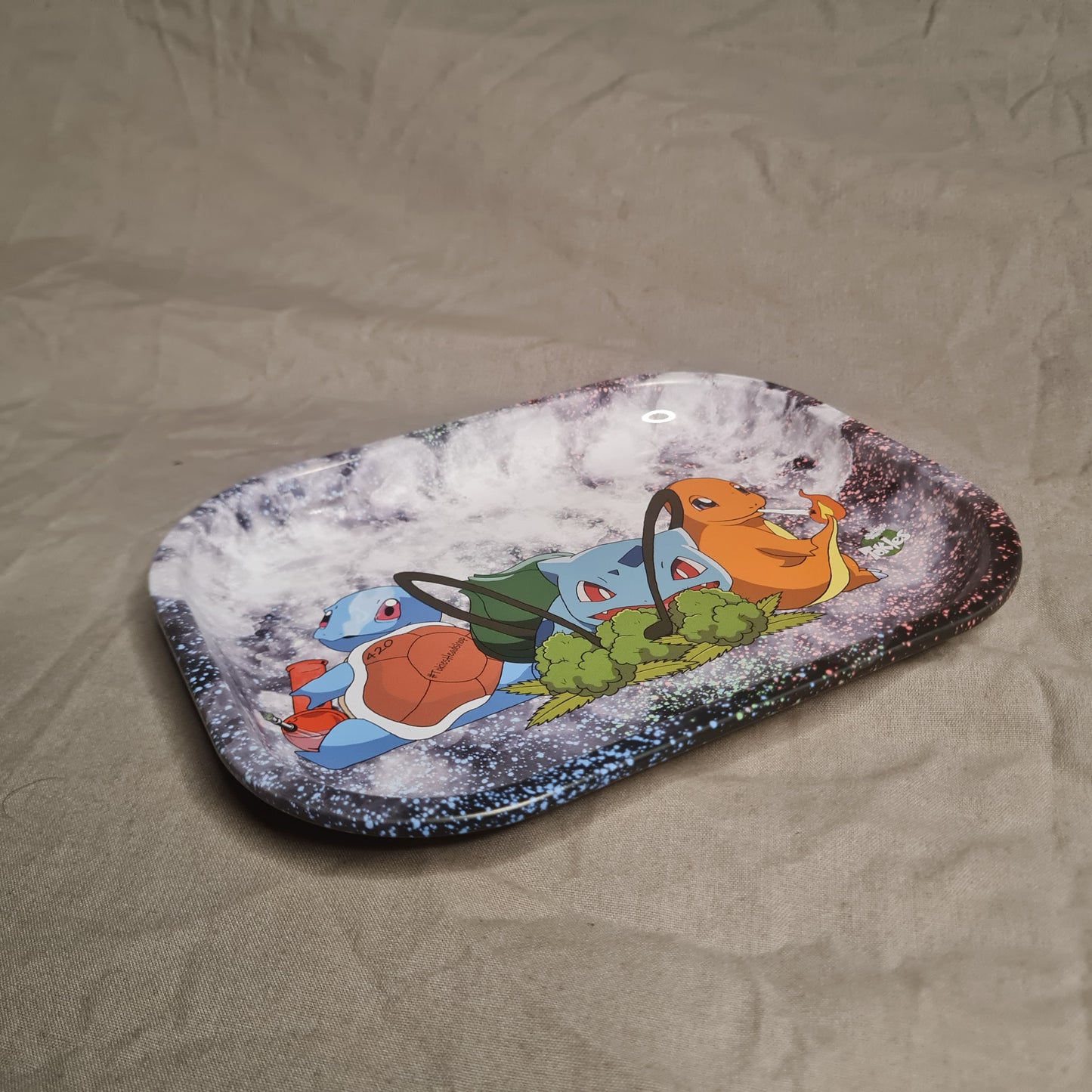 Pokemon Rolling Tray - Charmander, Squirtle & Bulbasaur - Starter Pokémon