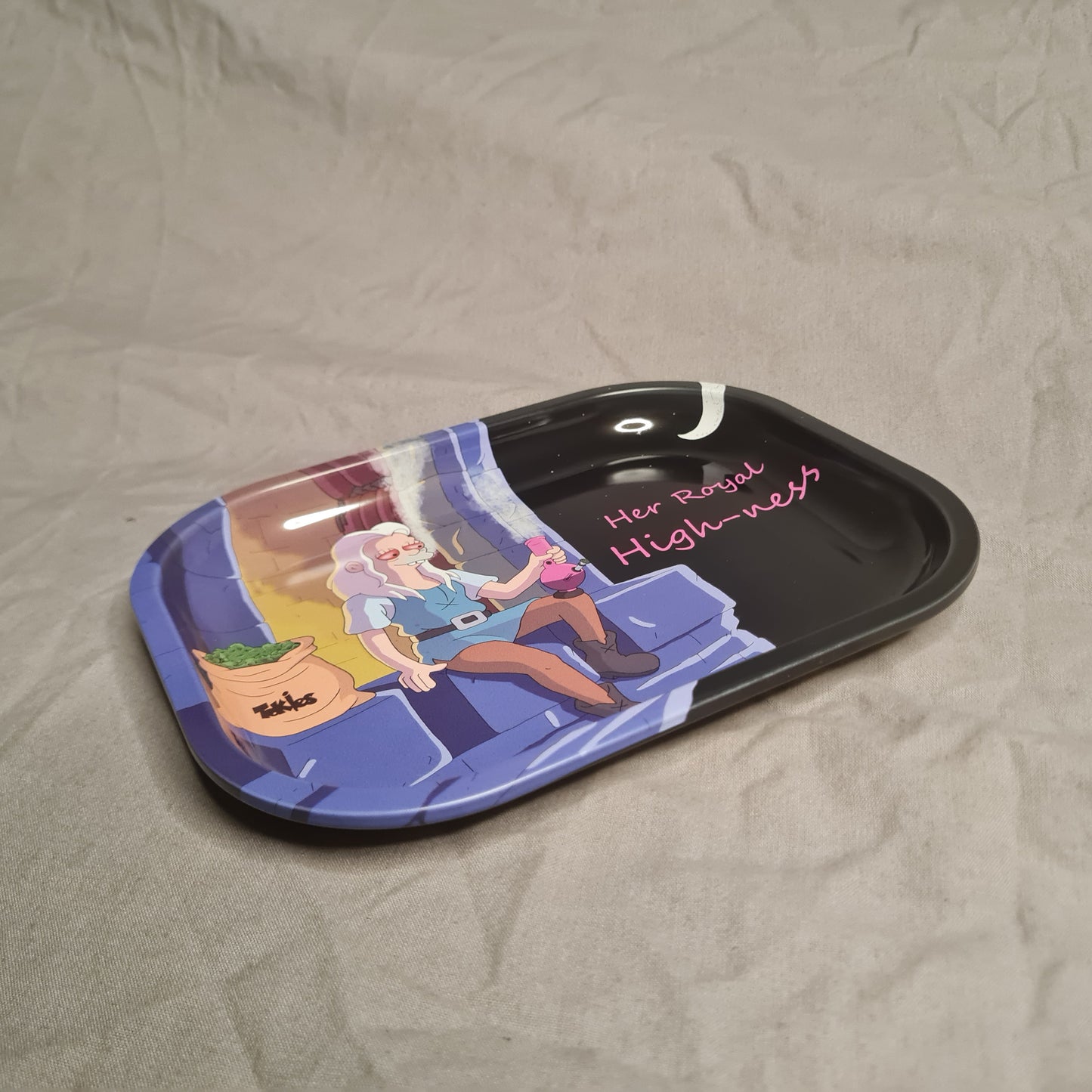 Her Royal Highness Rolling Tray - Disenchantment - Stoner Princess Bean