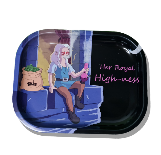 Her Royal Highness Rolling Tray - Disenchantment - Stoner Princess Bean