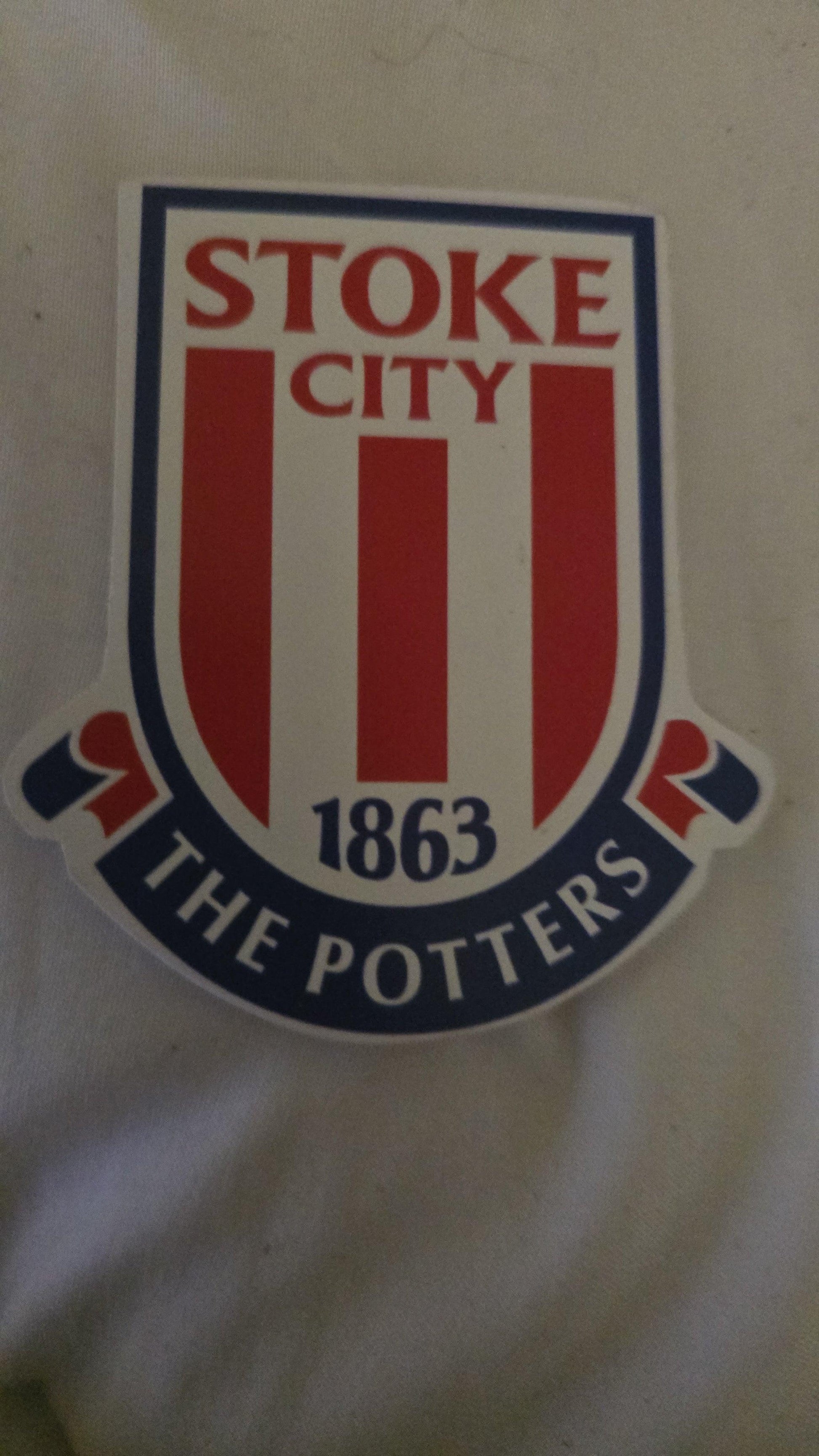 Stoke City Fc Fridge Magnet | Retro Sign Man