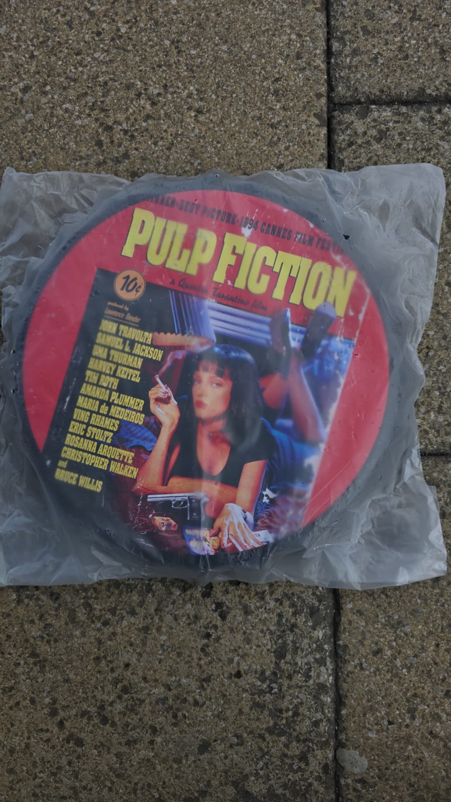 Pulp Fiction Bottle Top Sign - Retro Sign Man