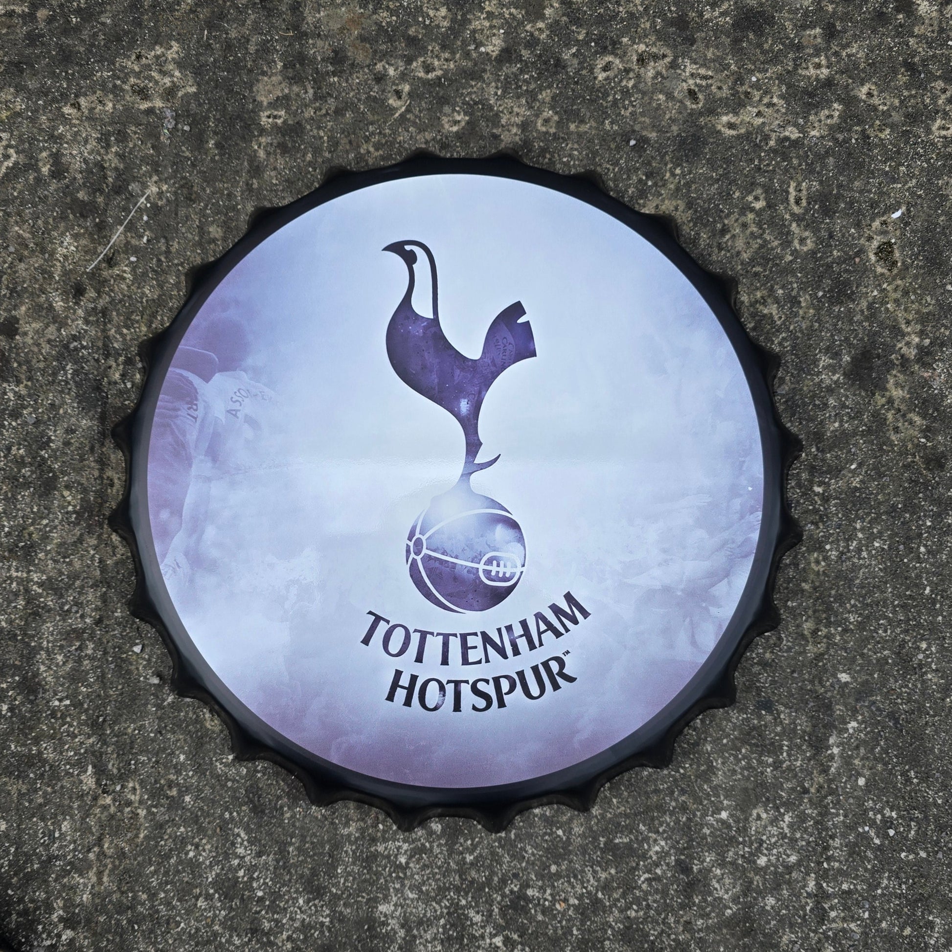 Tottenham Hotspur Bottletop Sign - Retro Sign Man