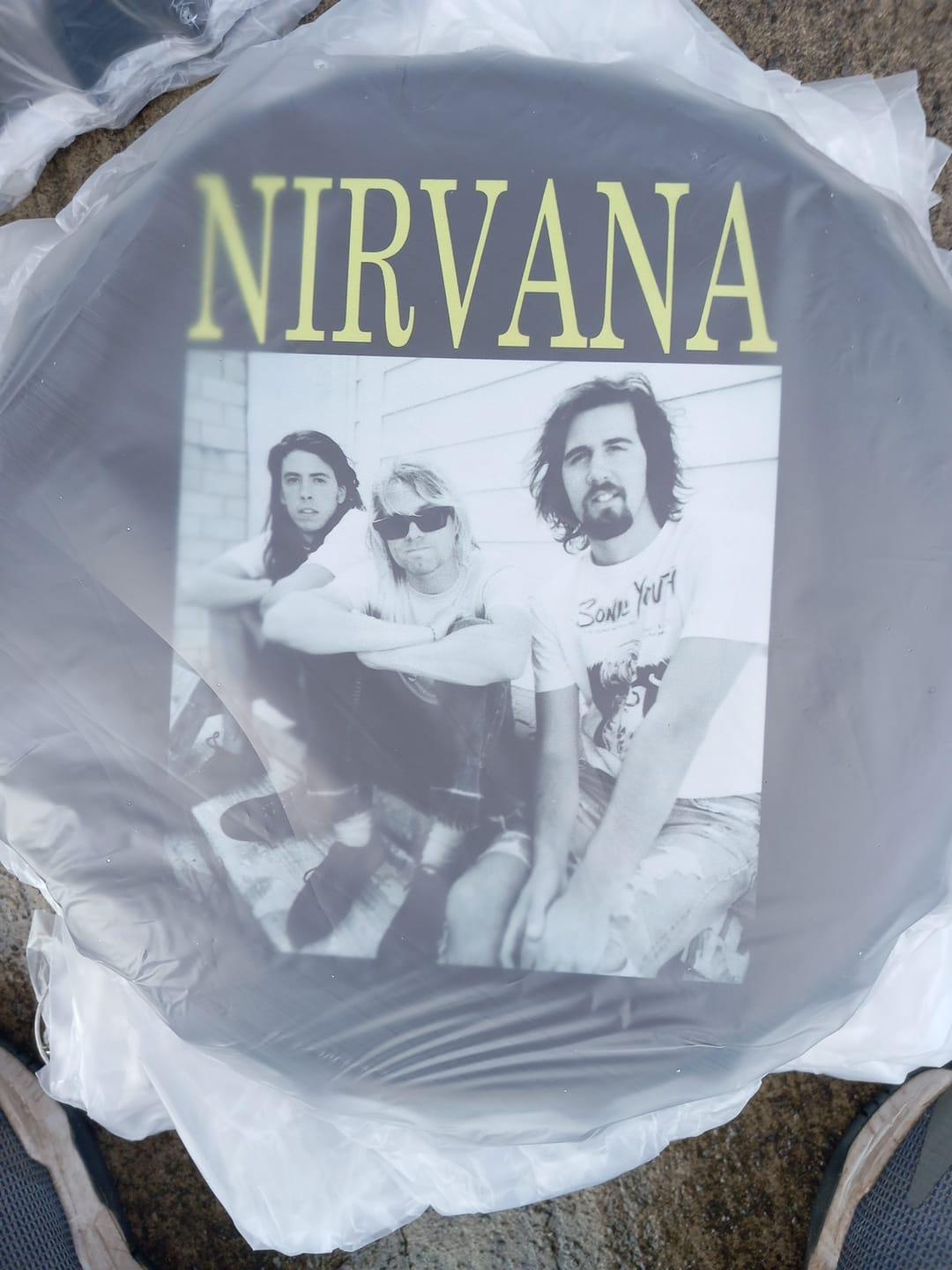 Nirvana Wall Art | Bottle Cap Wall Art | Retro Sign Man