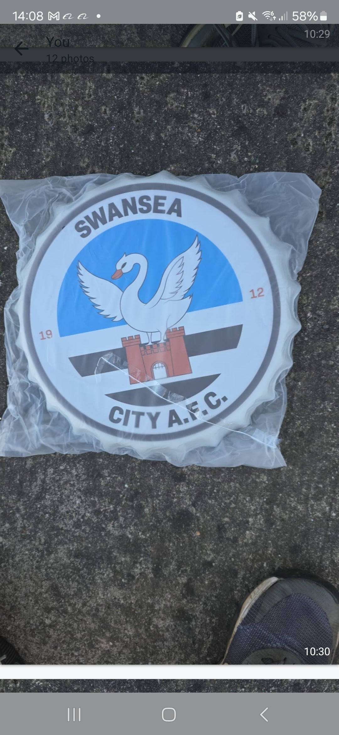 Swansea bottle top sign - Retro Sign Man