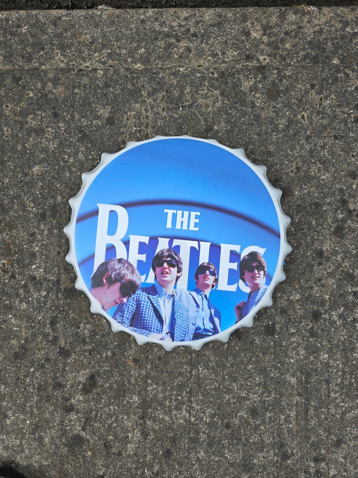 The Beetles Bottle Top - Retro Sign Man