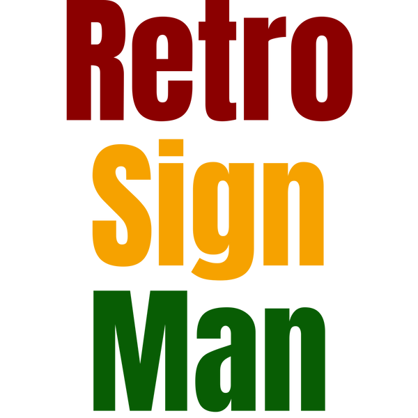 Retro Sign Man