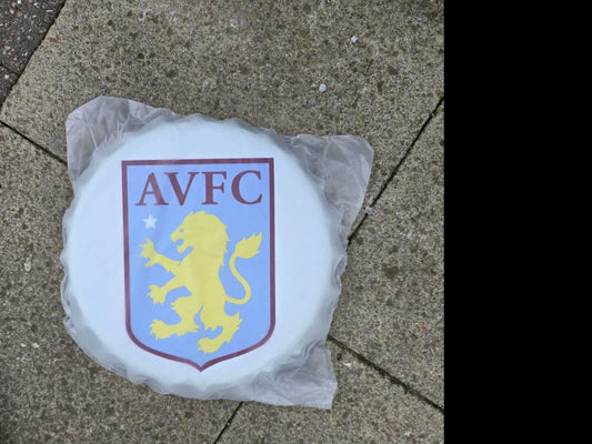 Aston Villa Bottle Top Sign - Retro Sign Man